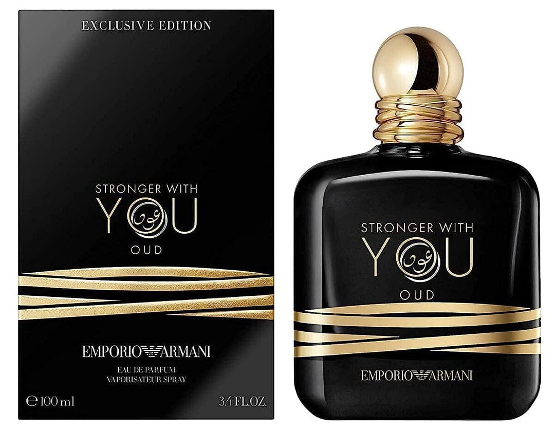 Giorgio Armani Stronger With You Oud Eau de Parfum 100ml, luxury niche fragrance for sale, perfect for datenight.