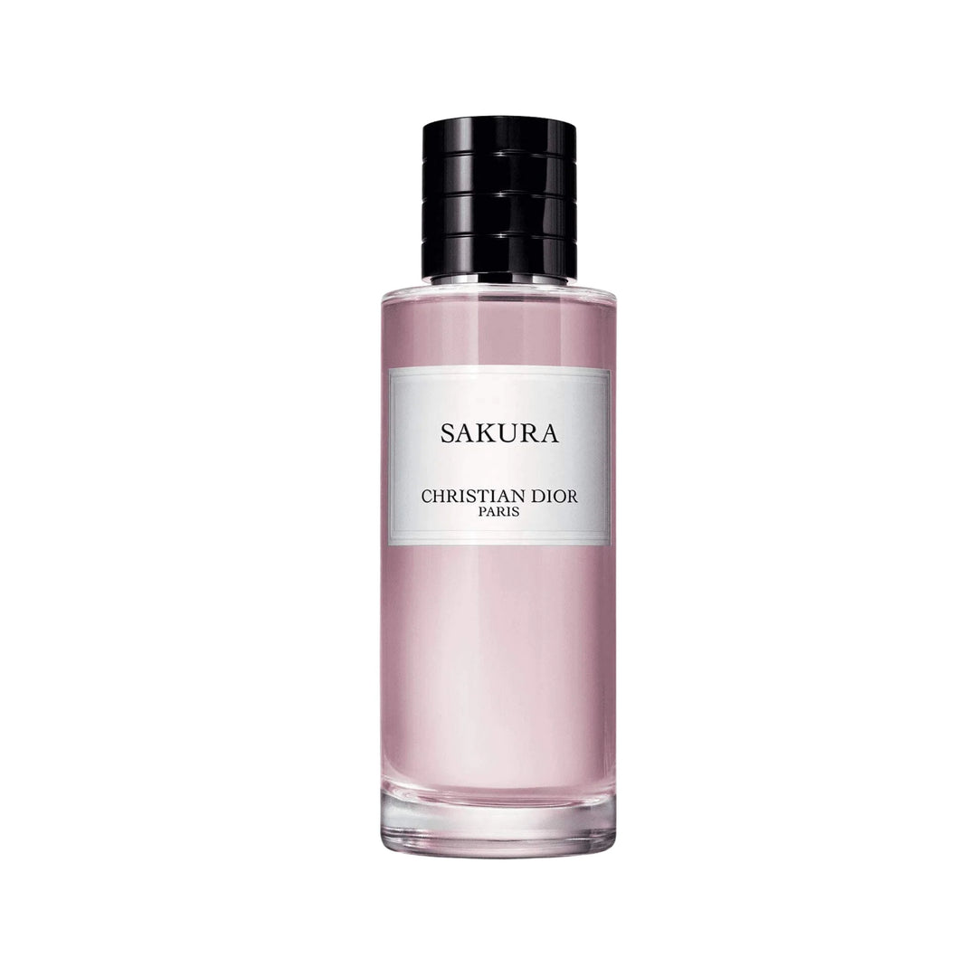 Dior Sakura fragrance 125ml bottle showcasing elegant design and floral notes of cherry blossom and jasmine.