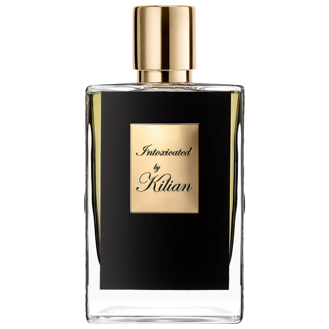 Kilian Intoxicated 50ml luxury niche fragrance with cardamom, coffee, nutmeg, and cinnamon for sale, perfect for date night.